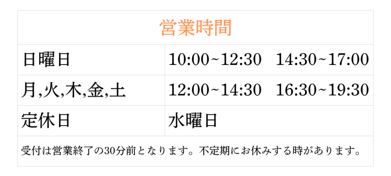 受付時間
